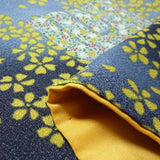 着物レンタル春秋冬用レディース袷小紋袋帯セット「Lサイズ」青源氏香の画像の4