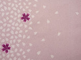 着物レンタル春秋冬用レディース袷小紋セット「XSサイズ」ピンク・小桜の画像の3
