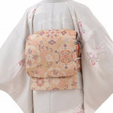 (卒園式/卒業式/入学式着物レンタル)レンタル着物トールサイズ宅配セット袋帯セット「XLサイズ」グレー花筏(春秋冬用／レディース袷)七五三の画像の2