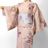 宅配レンタル単衣着物セット「Mサイズ」(初夏・初秋用／女性用レディース単衣)の画像