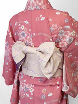 宅配レンタル単衣着物セット「Sサイズ」RYOKOKIKUCHI(初夏・初秋用／女性用レディース単衣)の画像の2