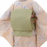 着物レンタル夏物名古屋帯セット(夏用・薄物・紗レディース)「Sサイズ」ベージュ・萩(ワンタッチ式)の画像の2