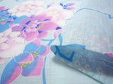 浴衣レンタルセットXLサイズレディース水色桜ワンタッチ着付け簡単の画像の4