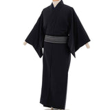 着物レンタル男メンズ「Mサイズ」黒赤(春秋冬用／袷)撮影舞台落語衣装七五三父の画像の2