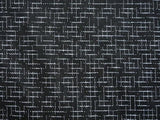 浴衣レンタル「XSサイズ」黒蚊絣(男メンズ)ワンタッチ簡単着付けゆかたフルセットの画像の2