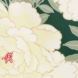 袴レンタル卒業式ワンタッチ「Mサイズ」卒業袴二尺袖緑大牡丹/茶色はかま簡単フルセット大学の画像の6