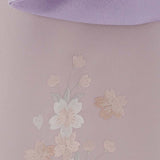 ワンタッチ小学校卒業式女の子簡単はかま「140サイズ」薄紫/袴ラベンダー牡丹、椿、胡蝶蘭絵羽フルセット女子の画像の6