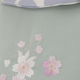 ワンタッチ小学校卒業式女の子簡単はかま「160サイズ」青グレー/袴アイスミント白ネコ水玉ドットフルセット女子の画像の6