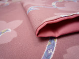着物レンタル春秋冬用レディース袷小紋セット「Lサイズ」ピンク・大桜の画像の4
