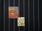 着物レンタル春秋冬用レディース袷小紋セット「Lサイズ」茶色・麻葉・手まりの画像の3