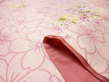 着物レンタル春秋冬用レディース袷小紋セット「Sサイズ」ピンク・桜の画像の4