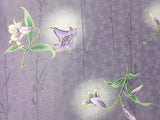 着物レンタルトールサイズ春秋冬用レディース袷小紋セット「XLサイズ」薄紫ユリの画像の3