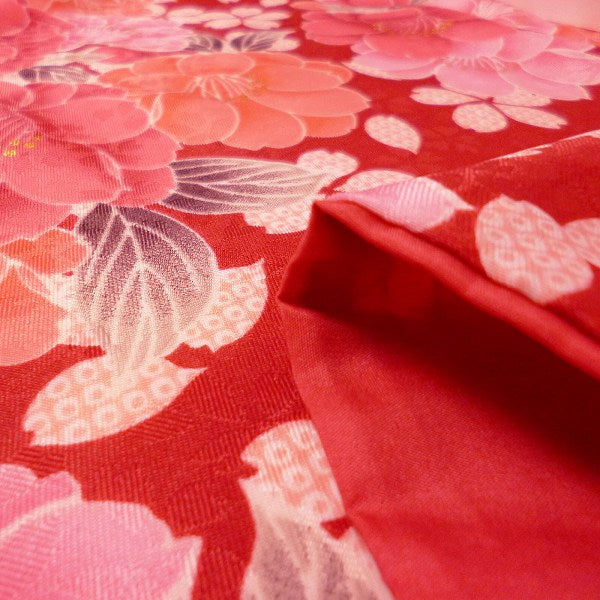 小振袖 レンタル Sサイズ 変わり結び袋帯セット ワンタッチ ピンク レンタル振袖⁄レンタル小振袖 ハイグレード・セット