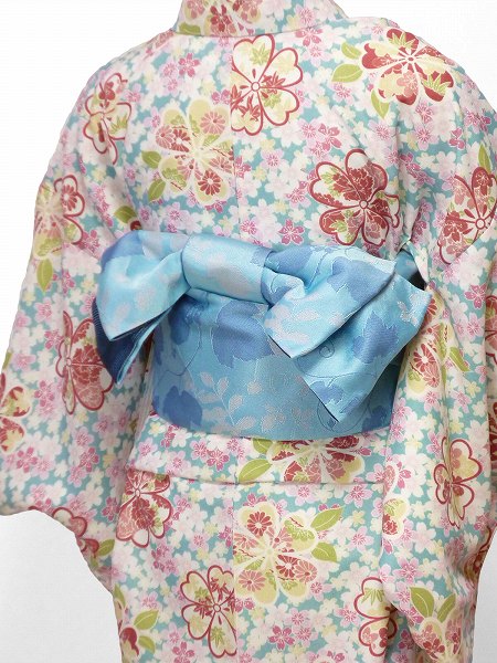 【着物レンタル】〔キモノ/kimono〕レンタル着物宅配セット「Sサイズ」桜尽くしRumi(春秋冬用／女性用レディース袷)簡単着付けの画像の2