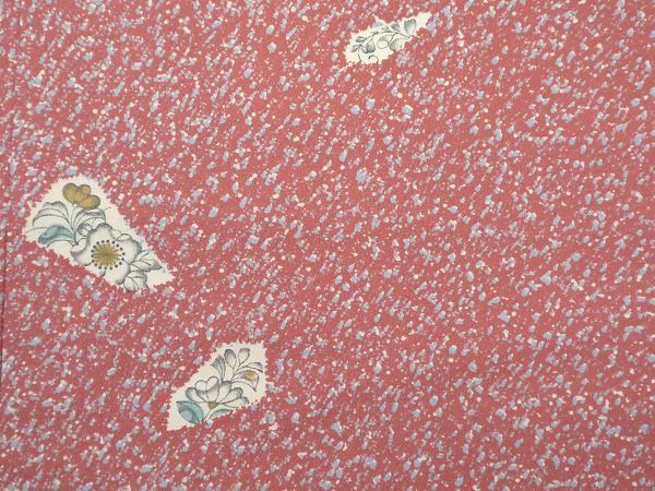 着物レンタル春秋冬用レディース袷小紋セット「Sサイズ」ピンク・蒔糊・たたきの画像の3