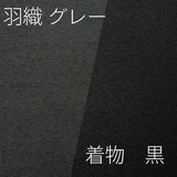 【着物レンタル】「3Lサイズ」黒グレー(春秋冬用／男物メンズ袷紬)トールサイズの画像の3