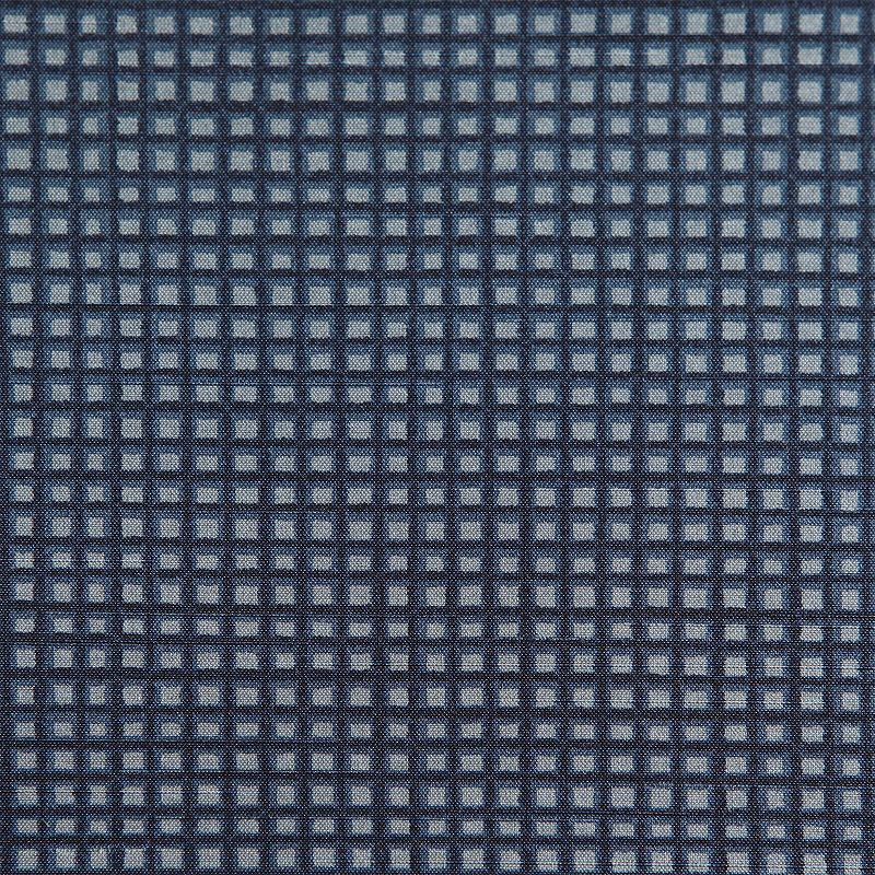 単衣着物レンタル男メンズ「XSサイズ」紺立縞格子(初夏初秋用／ひとえ)撮影和服の画像の4