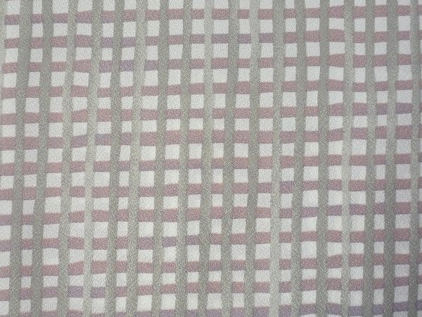 羽織レンタル（女性用・レディース）「フリーサイズ／Fサイズ」白ピンク・格子チェック(着物・はおりレンタルオプション)の画像の3