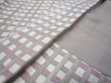 羽織レンタル（女性用・レディース）「フリーサイズ／Fサイズ」白ピンク・格子チェック(着物・はおりレンタルオプション)の画像の4