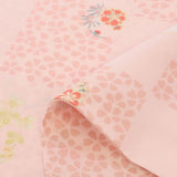 羽織レンタルオプションピンク・市松花輪文フリーサイズの画像の4