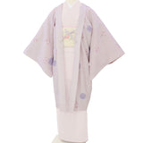 羽織レンタルオプション淡ピンク・雪輪とび柄文フリーサイズの画像